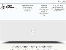 Tablet Screenshot of grabmale-kirschmann.de